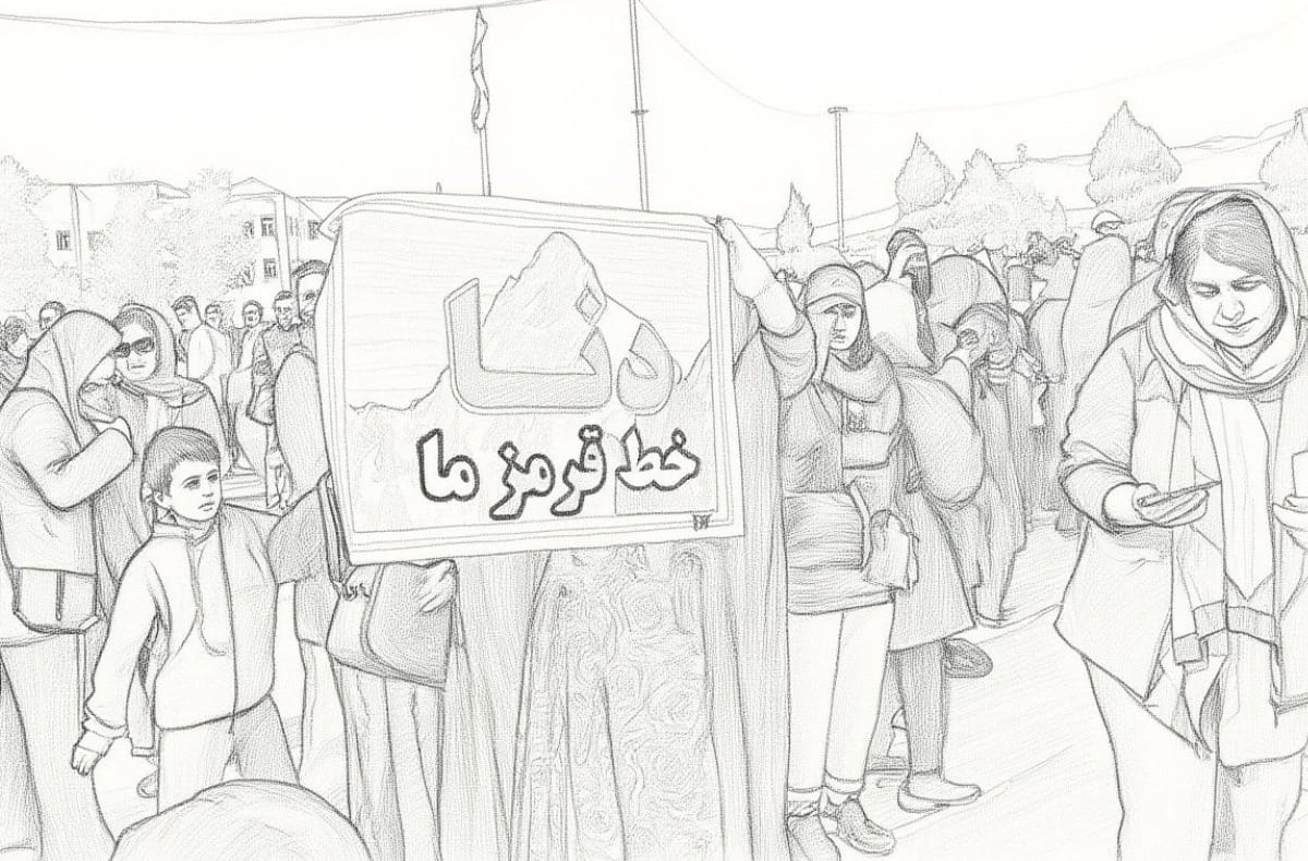 تجمع اعتراضی شهروندان جلو استانداری کهگیلویه و بویراحمد